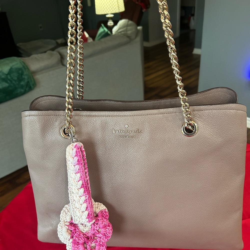 Kate Spade Pink and Taupe Shoulder Bag